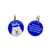 Samoyed Double-Sided Dog Tag | Unique Pet ID Tags by Bashtags®