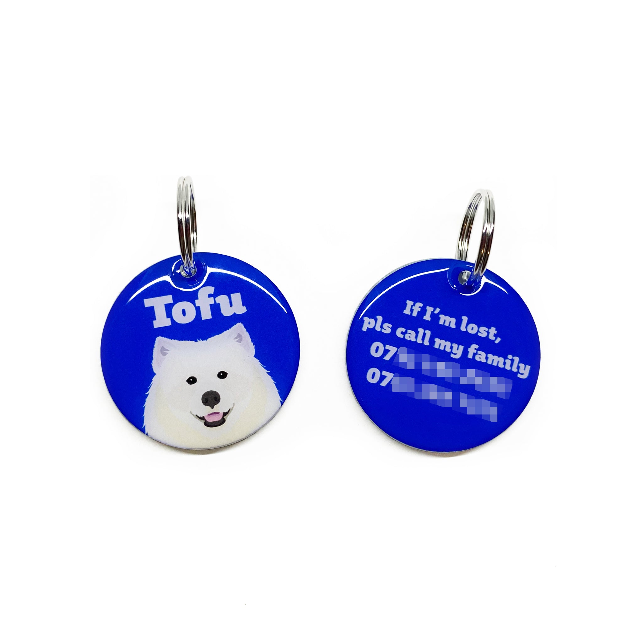 Samoyed 2x Tags The Best In Breed Dog Name Tags By Bashtags samoyed-2x-tags-the-best-in-breed-dog-name-tags-by-bashtags