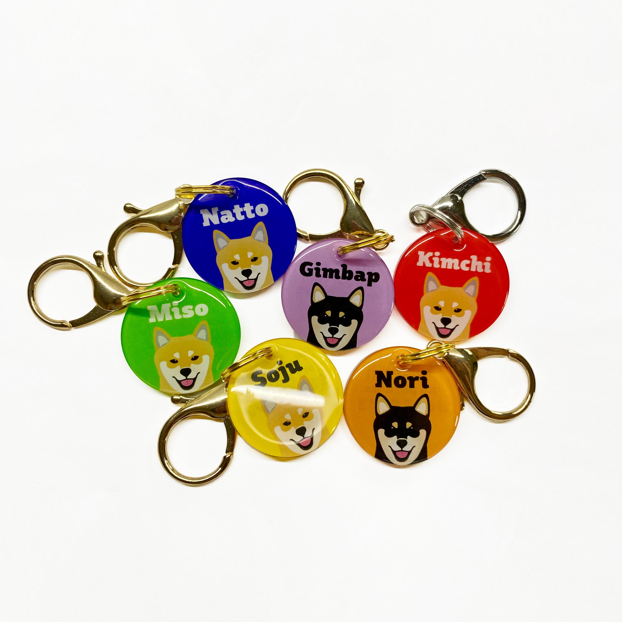 Shiba Inu Dog Name Tags by Bashtags