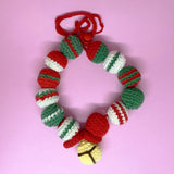 Crochet Christmas Balls Collar For Cats and Dogs