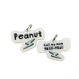 Personalized Pet ID Tags For Dogs and Cats with a Lightning Bolt, Unique Pet Name Tags Made With Acrylic, Lightweight and Silent