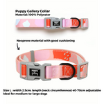 Puppy Gallery Peach (for medium-large dogs) Collar/Leash Dog Name Tags by Bashtags