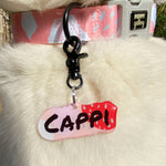 Puppy Gallery Peach Collar and Bashtag set