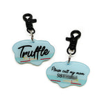 Puppy Gallery Poolside Bashtag - 2x Tags Dog Name Tags by Bashtags