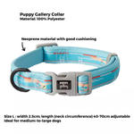 Puppy Gallery Poolside Collar and Bashtag set