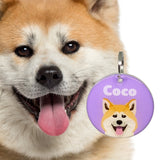 Akita Double-Sided Dog Tag | Unique Pet ID Tags by Bashtags™