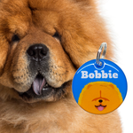 Chow Chow Double-Sided Dog Tag | Unique Pet ID Tags by Bashtags®
