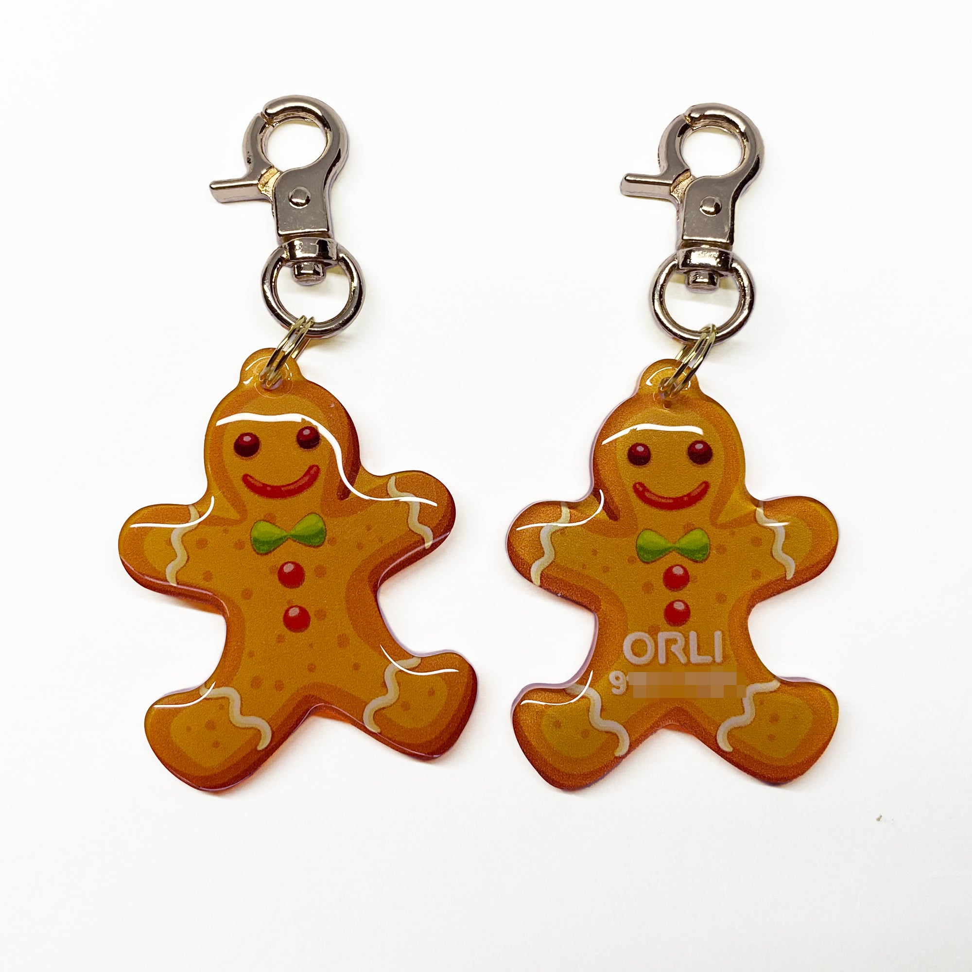 Gingerbread Boy Pet ID Tags | Unique Pet ID Tags by Bashtags