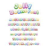 Apple Red Jelly-Bean Font - 2x Tags Dog Name Tags by Bashtags