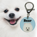 Pomeranian Double-Sided Dog Tag | Unique Pet ID Tags by Bashtags®