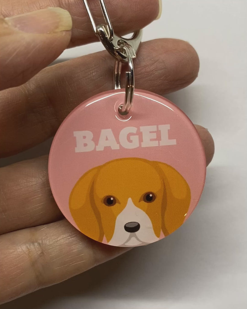 Beagle Dog Name Tags by Bashtags