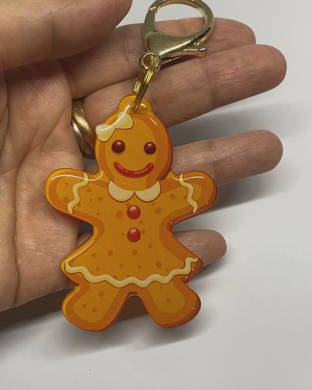 Gingerbread Girl Pet ID Tags | Unique Pet ID Tags by Bashtags