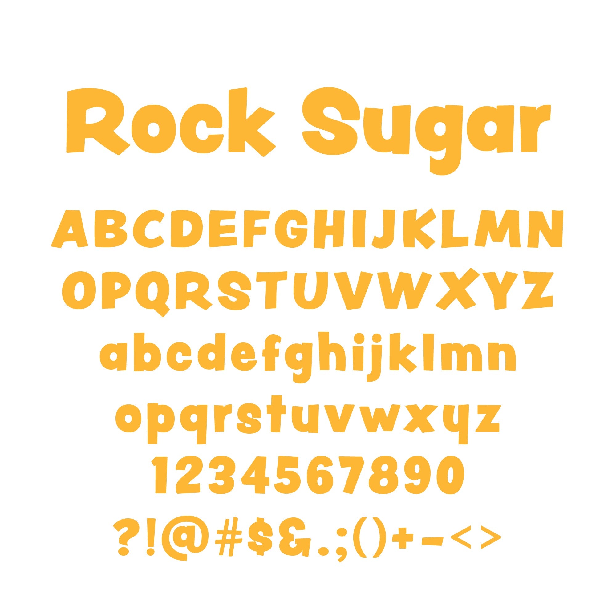 Rock-Sugar Font (Black Lettering) Pet ID Tag