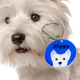 Westie Double-Sided Dog Tag | Unique Pet ID Tags by Bashtags®