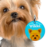 Yorkshire Terrier - 2x Tags Dog Name Tags by Bashtags