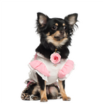 Light Pink Rose Pet ID Tag Dog Tag | Custom Pet ID Tags by Bashtags®